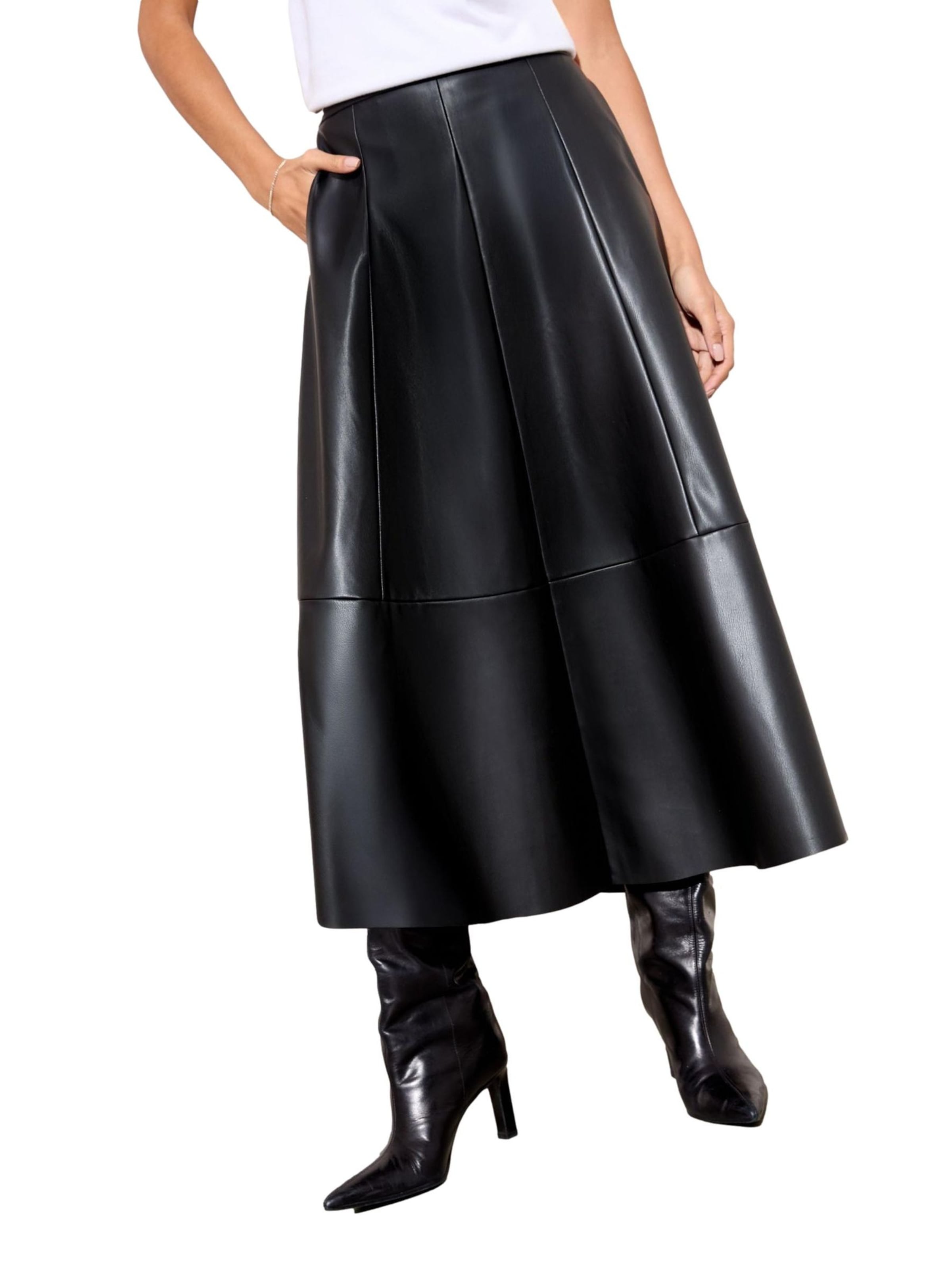 Friends Like TheseSuknja - crna boja: prednji dio