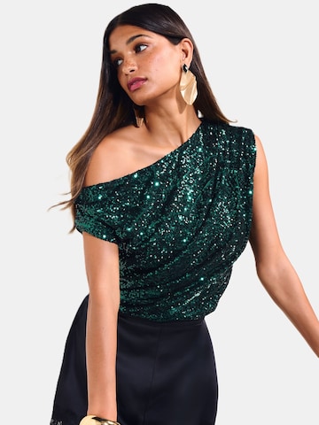 Friends Like These Top in Green: front