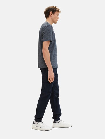 TOM TAILOR Tapered Cargo trousers in Blue