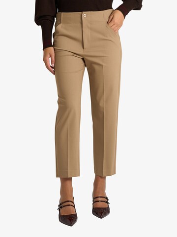 Merci Regular Pantalon in Beige: voorkant