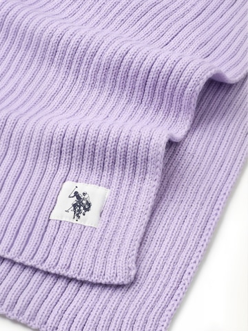 U.S. POLO ASSN. Sjaal ' UUGabi ' in Lila: voorkant