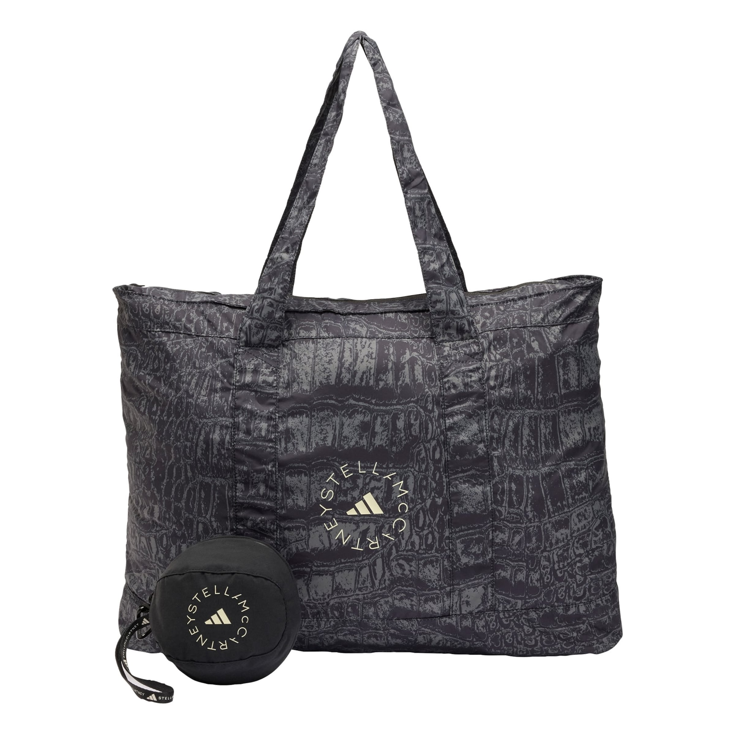 Borsa sportiva 'Packable' di ADIDAS BY STELLA MCCARTNEY in nero: frontale