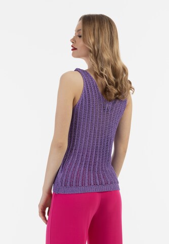 faina Knitted top in Purple