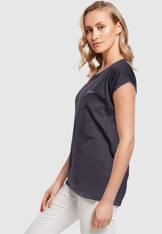 Merchcode T-Shirt 'Just Love' in Blau