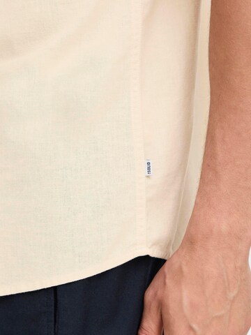 Fit confort Chemise 'SDLitje' !Solid en beige