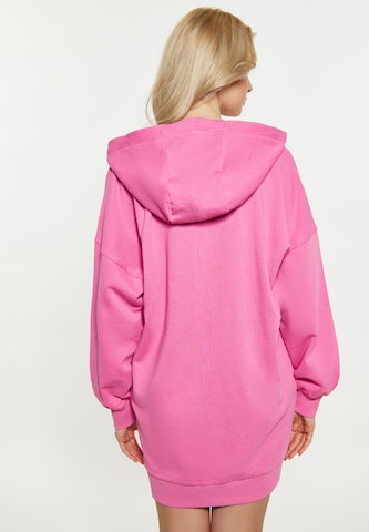 IZIA Zip-Up Hoodie in Pink