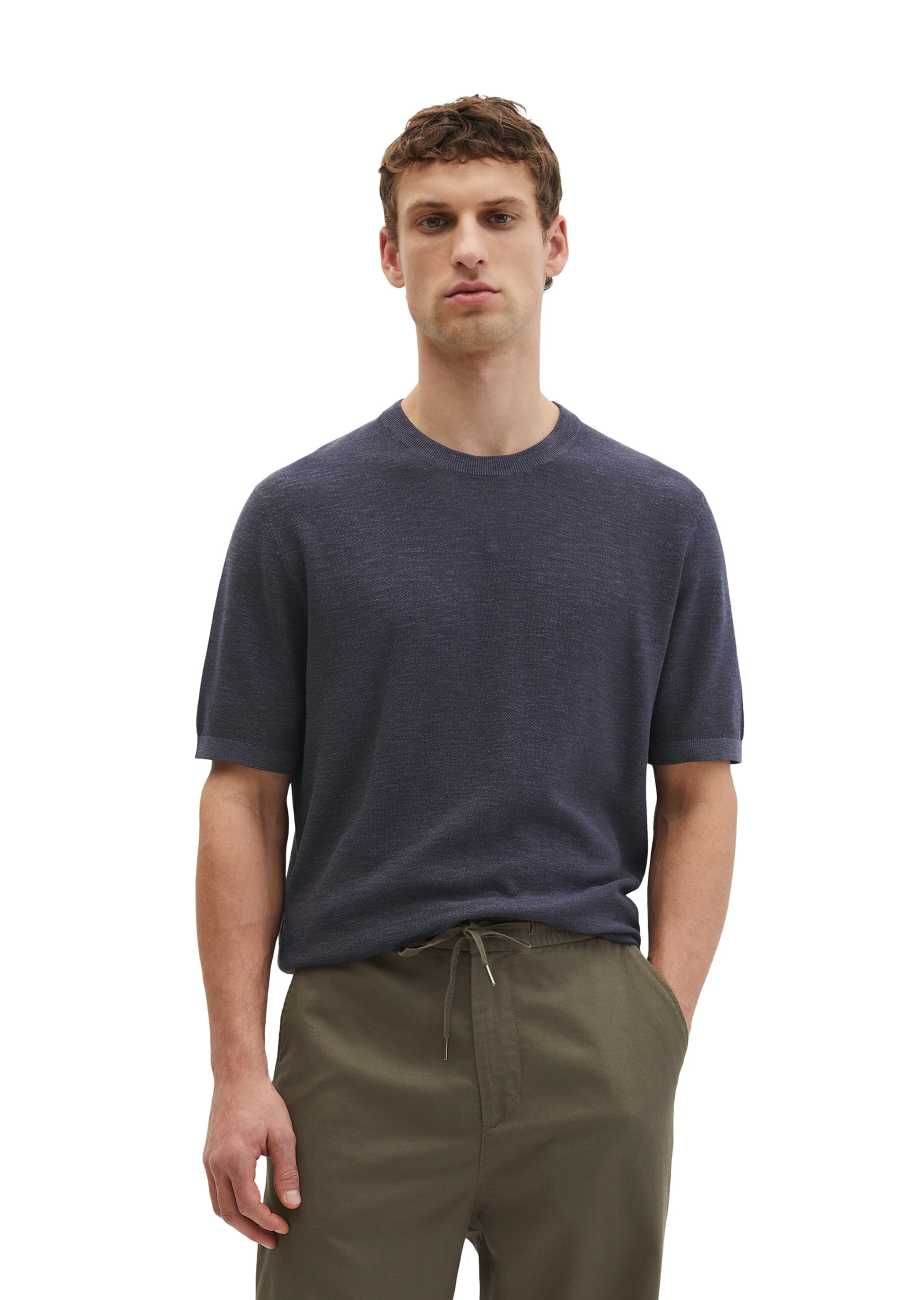 Marc O'Polo Shirt in Grijs: voorkant
