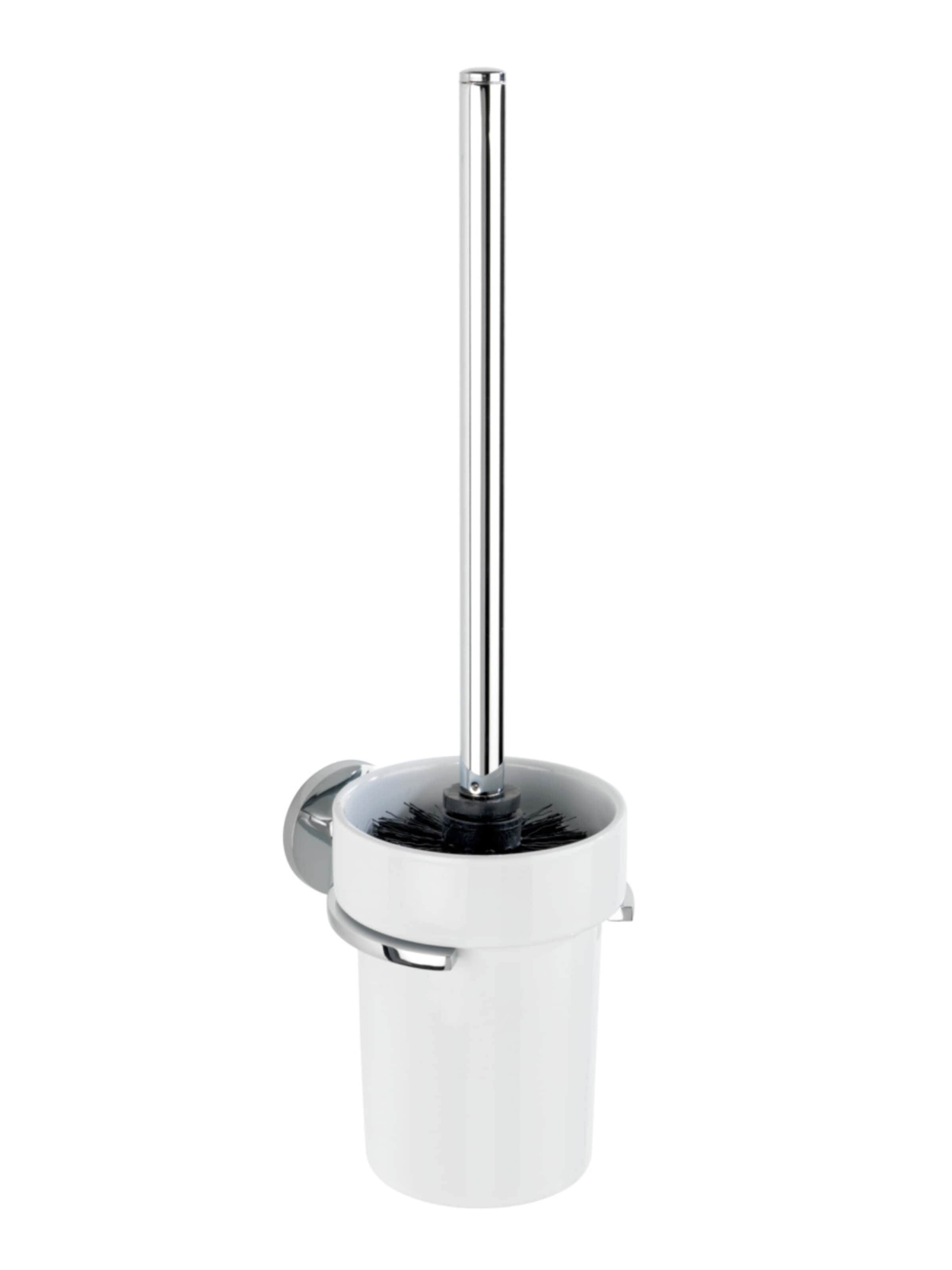 Wenko WC-Garnitur in Silber: Vorderseite