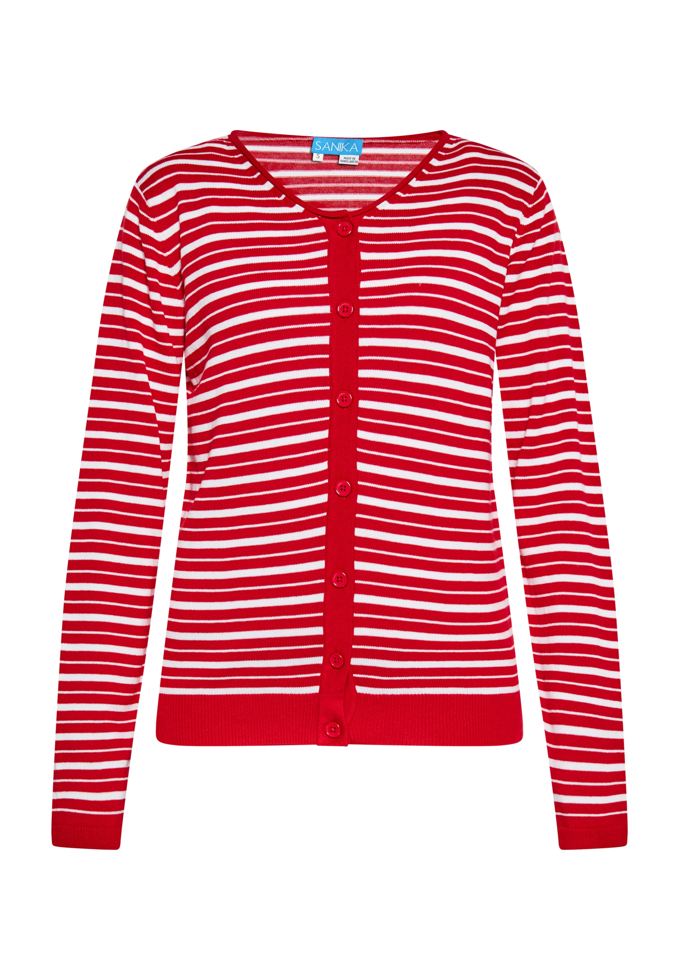SANIKA Knit cardigan in Red: front