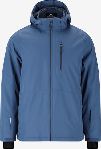 Whistler Athletic Jacket 'Drizzle' in Blue: front