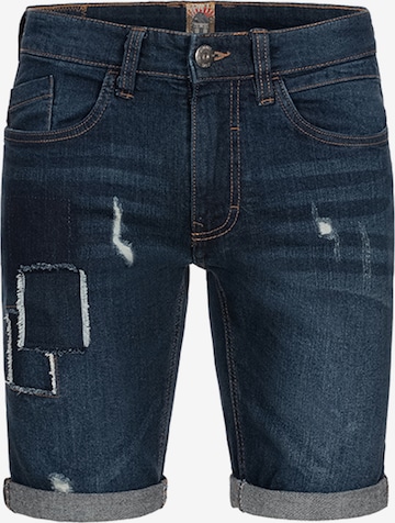 Jean 'Roberts' INDICODE JEANS en bleu : devant