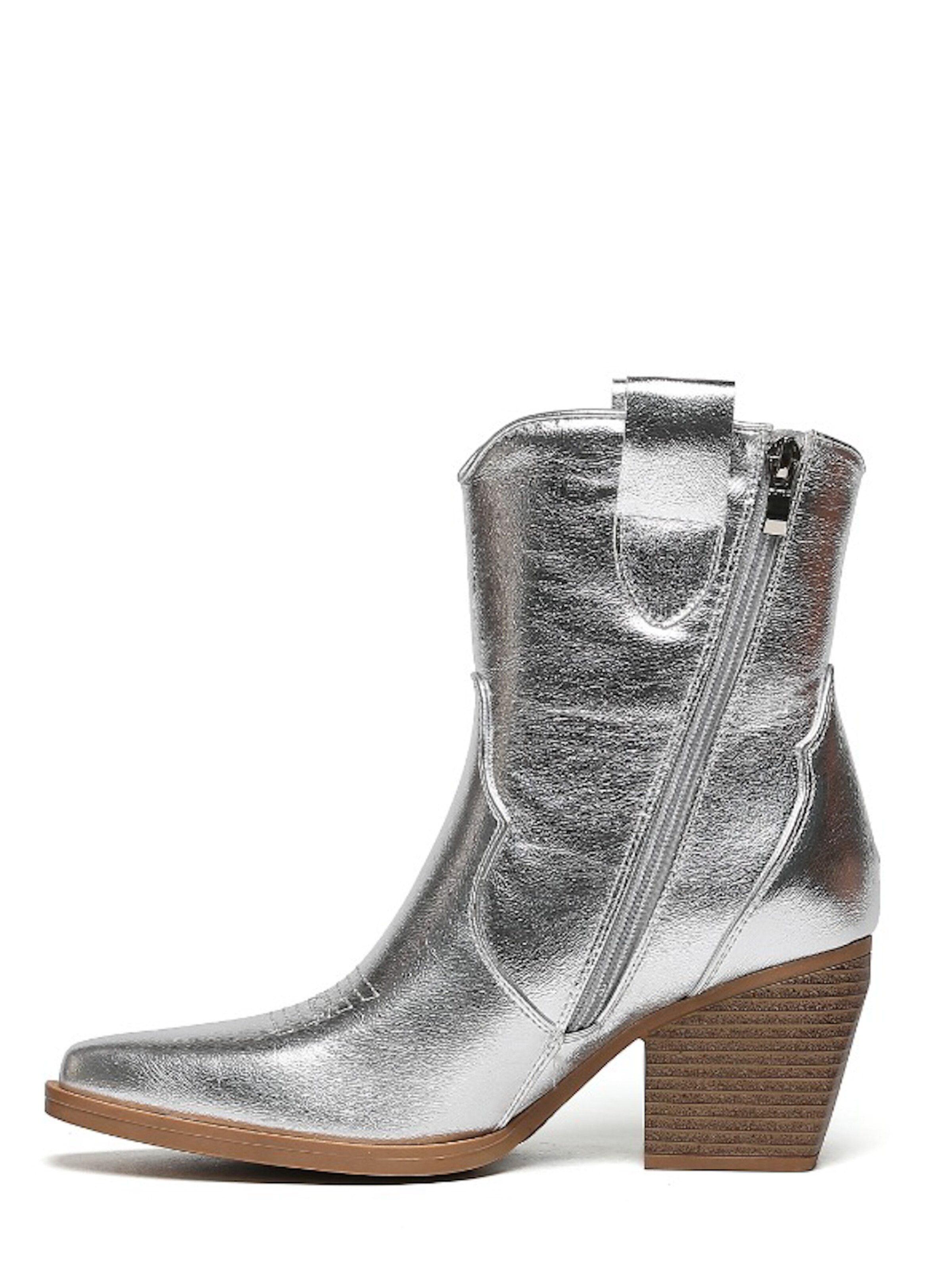 Bottes de cowboy Smile Favorites en argent
