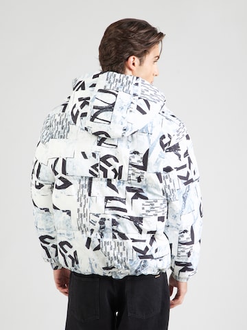 KARL LAGERFELD JEANS Zimní bunda – bílá