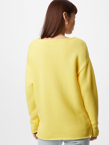 Pull-over Zwillingsherz en jaune