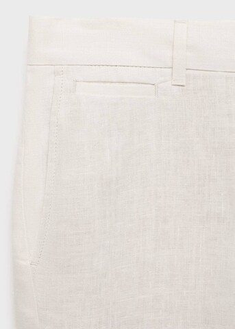 MANGO MAN Slimfit Shorts 'Carp' in Weiß