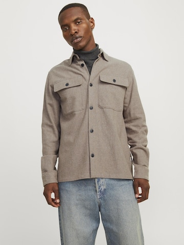 JACK & JONES Regular fit Tussenjas 'JPRRaymond' in Grijs: voorkant