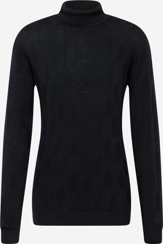 Pull-over Karl Lagerfeld en noir : devant