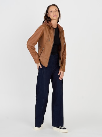 JCC Lederjacke in Braun