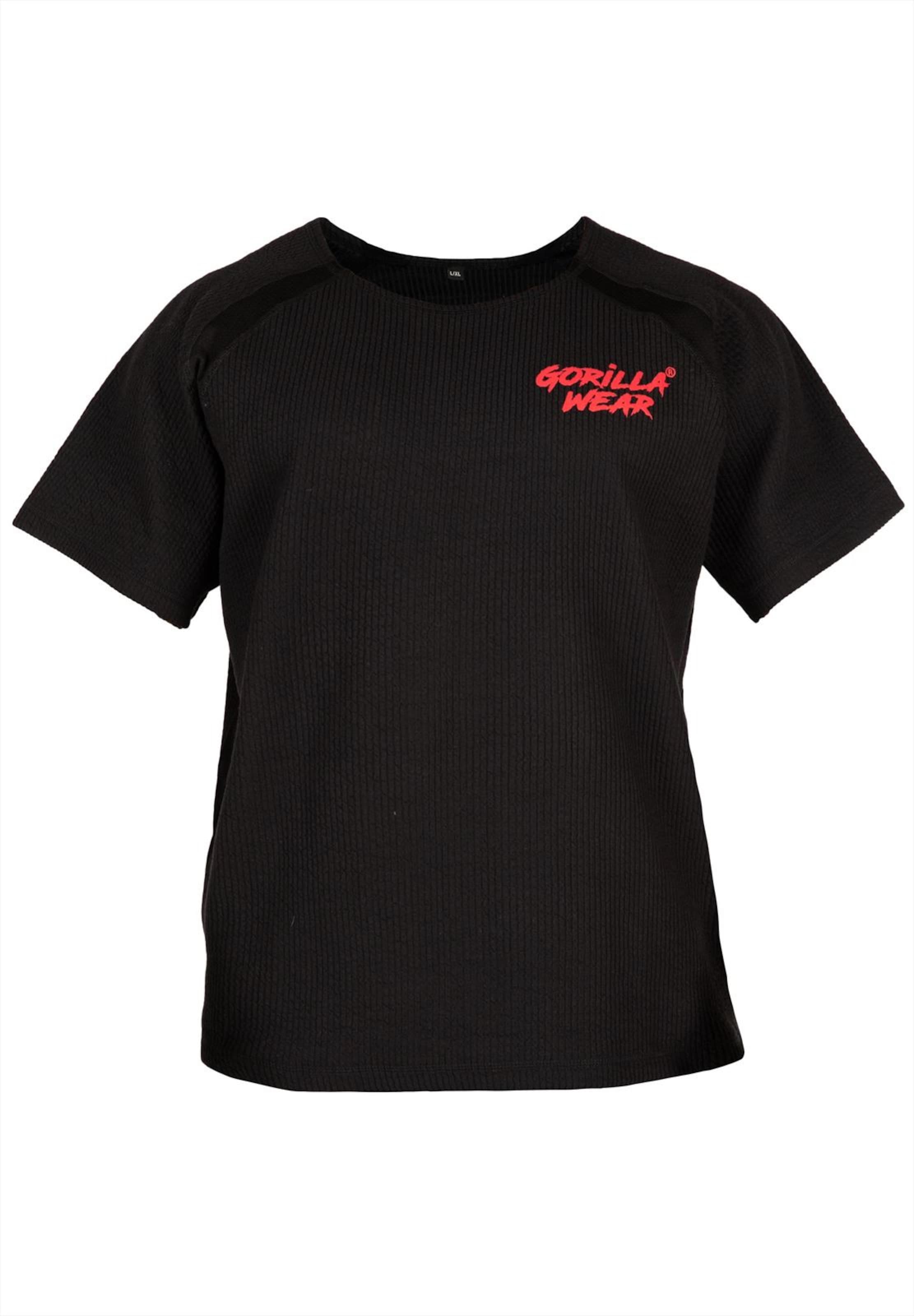 Maglia funzionale 'Augustine' di Gorilla Wear in nero: frontale