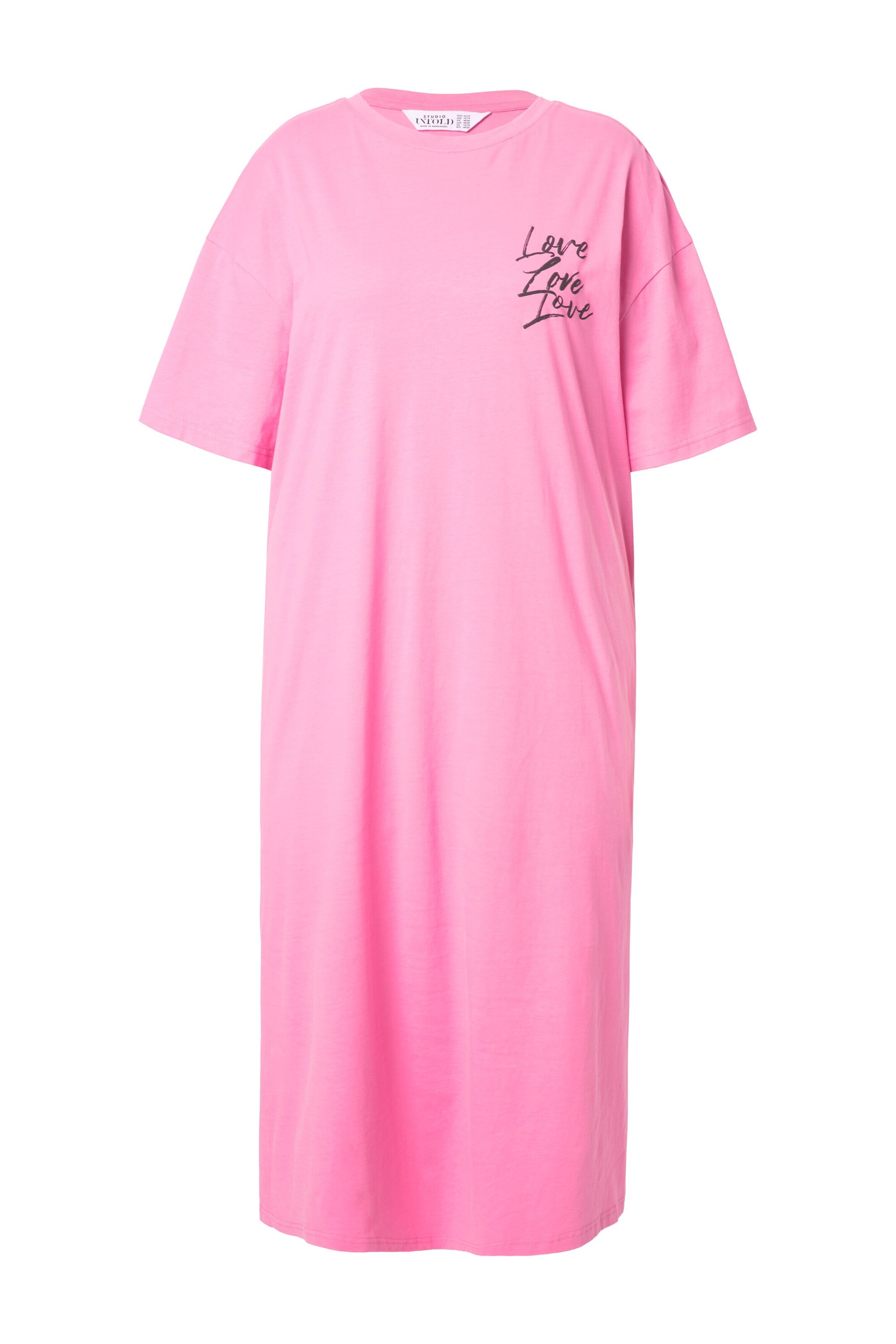 Studio Untold Jurk in Roze: voorkant