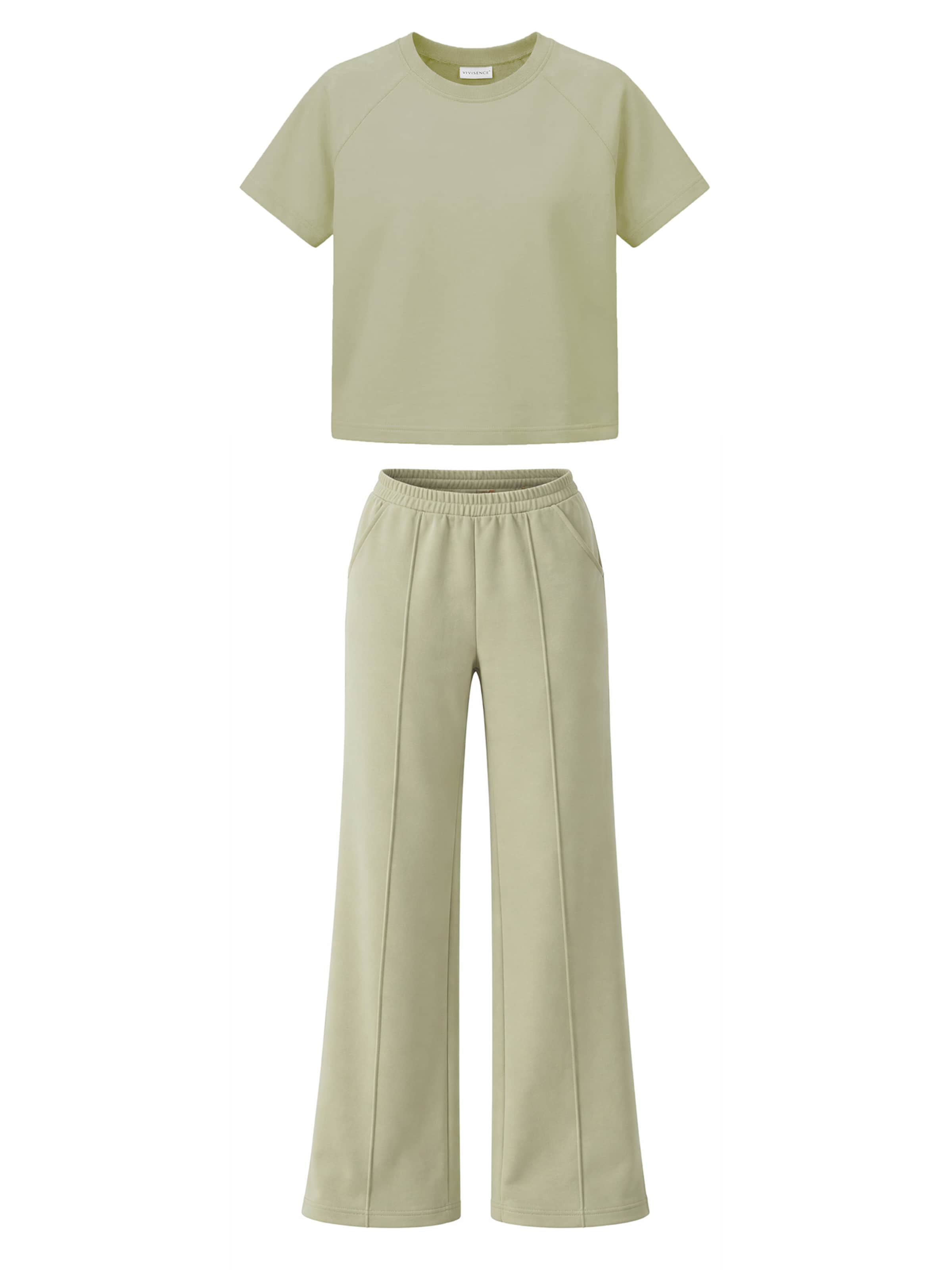 Vivisence Sweatsuit '9209 Set' in Green: front