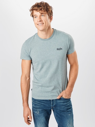 Superdry Tapered T-Shirt in Grün: predná strana