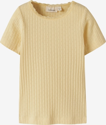 T-Shirt Lil'Atelier en jaune : devant