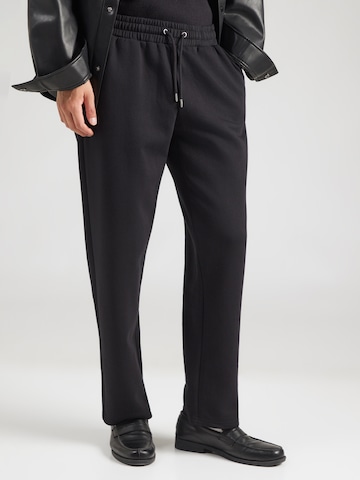 JACK & JONES - Loosefit Pantalón 'JPSTKARL ACE' en negro: frente