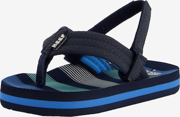 REEF Beach & Pool Shoes 'Little Ahi' in Blue: front