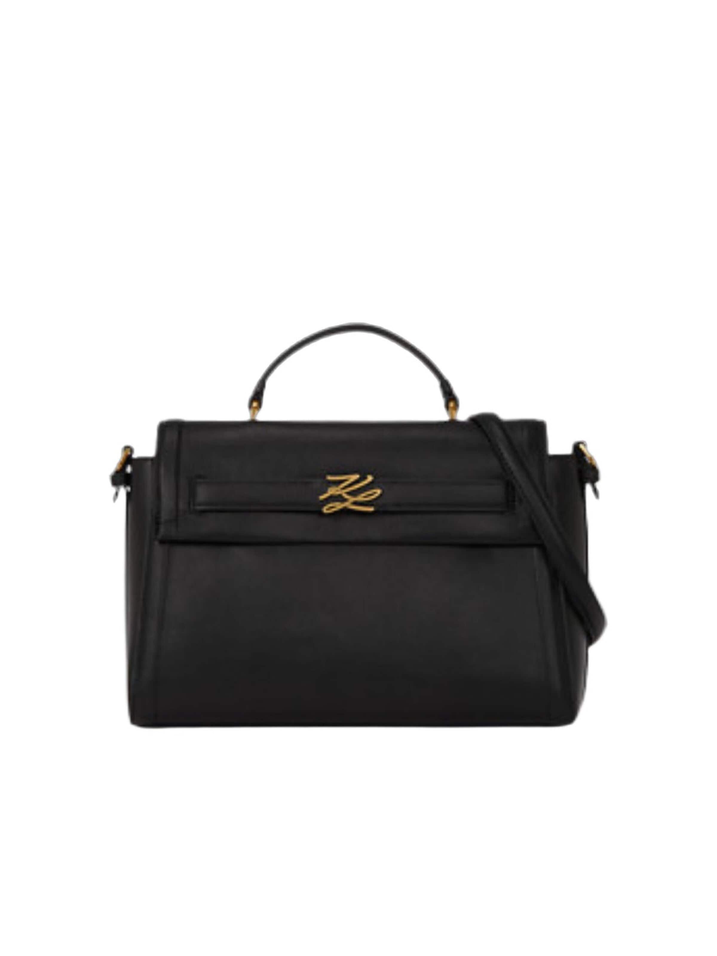 Karl Lagerfeld Handtasche 'Essentials'‌‌‌‌‌‌‌‌‌‌ in Schwarz: Vorderseite