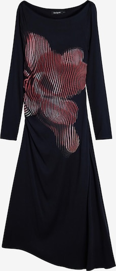 Desigual Mekko värissä grenadiini / musta / munankuori, Tuotenäkymä