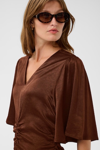 SOAKED IN LUXURY Jurk in Bruin