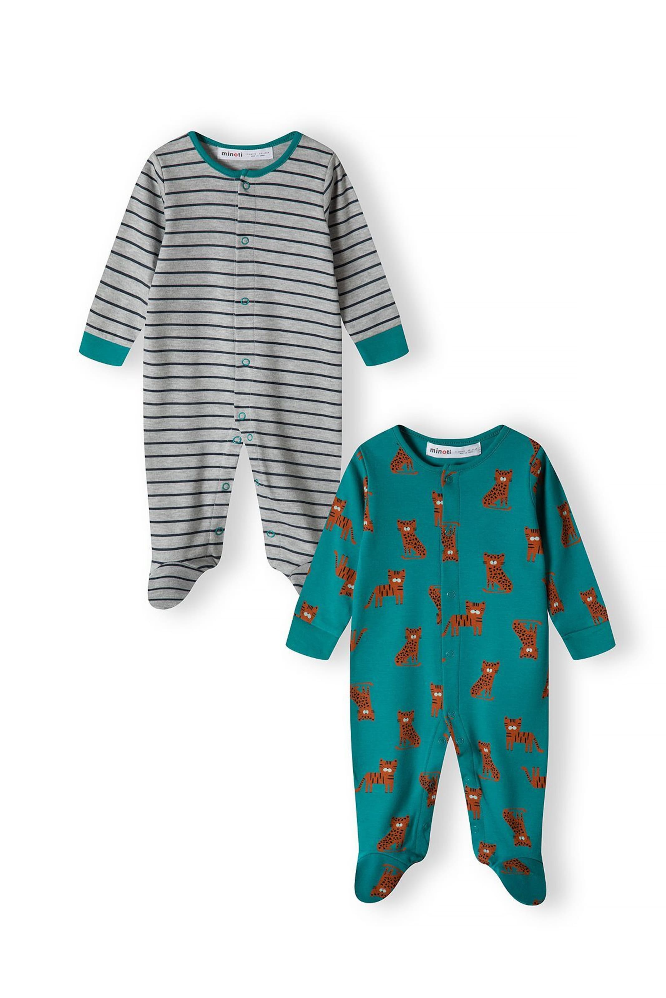 MINOTI Pyžamo – šedá: přední strana