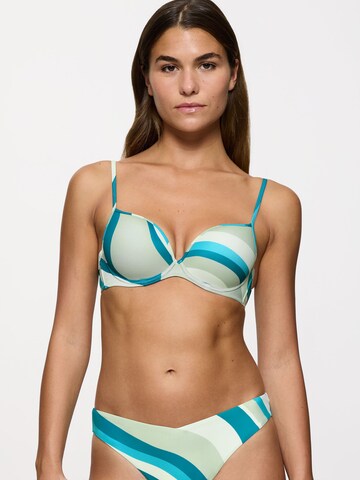 TRIUMPH Push-up Bügel-Bikini-Top ' Summer Mix & Match ' in Blau: Vorderseite