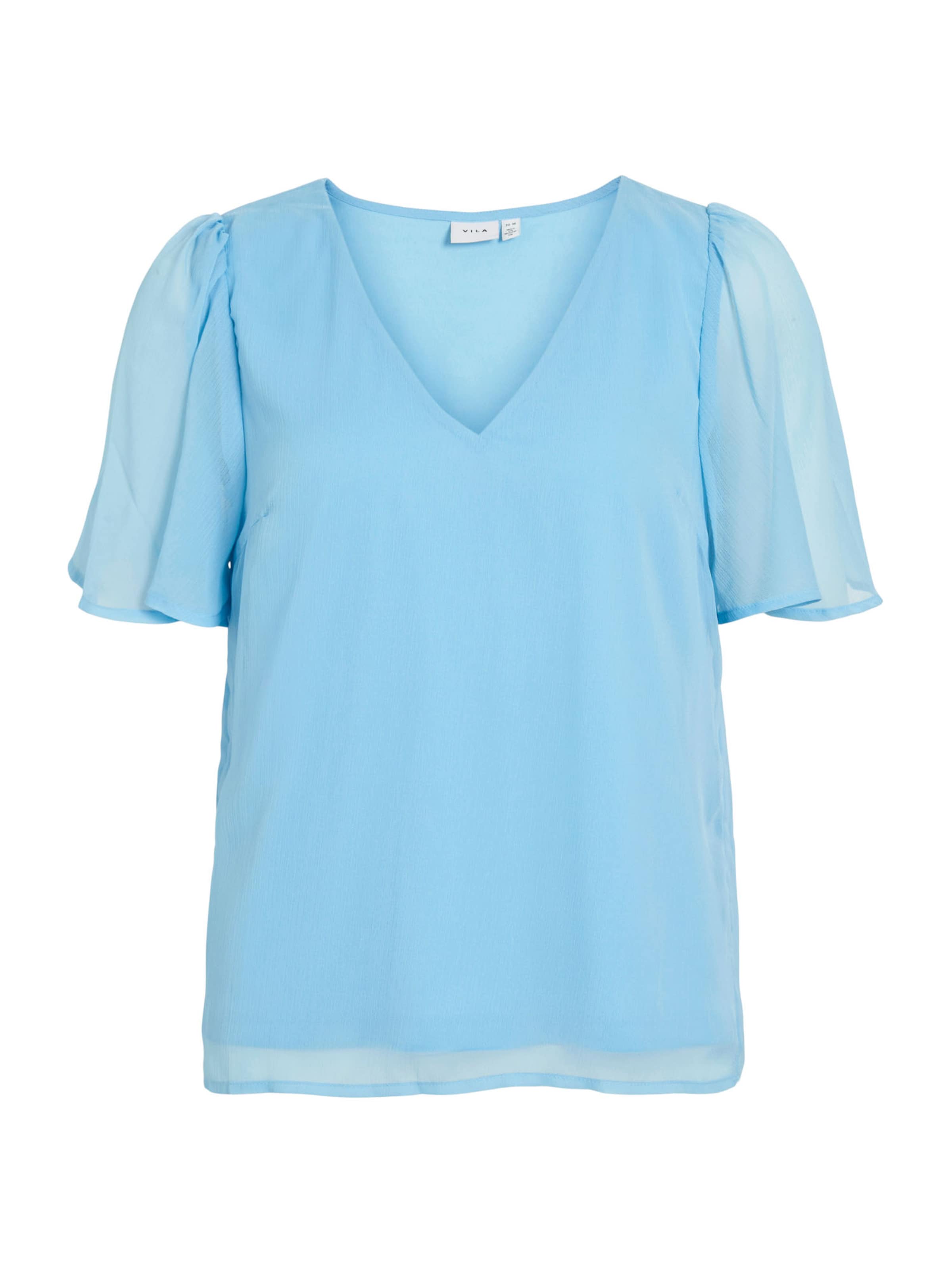 VILA Blouse 'VIFALIA' in Blue: front