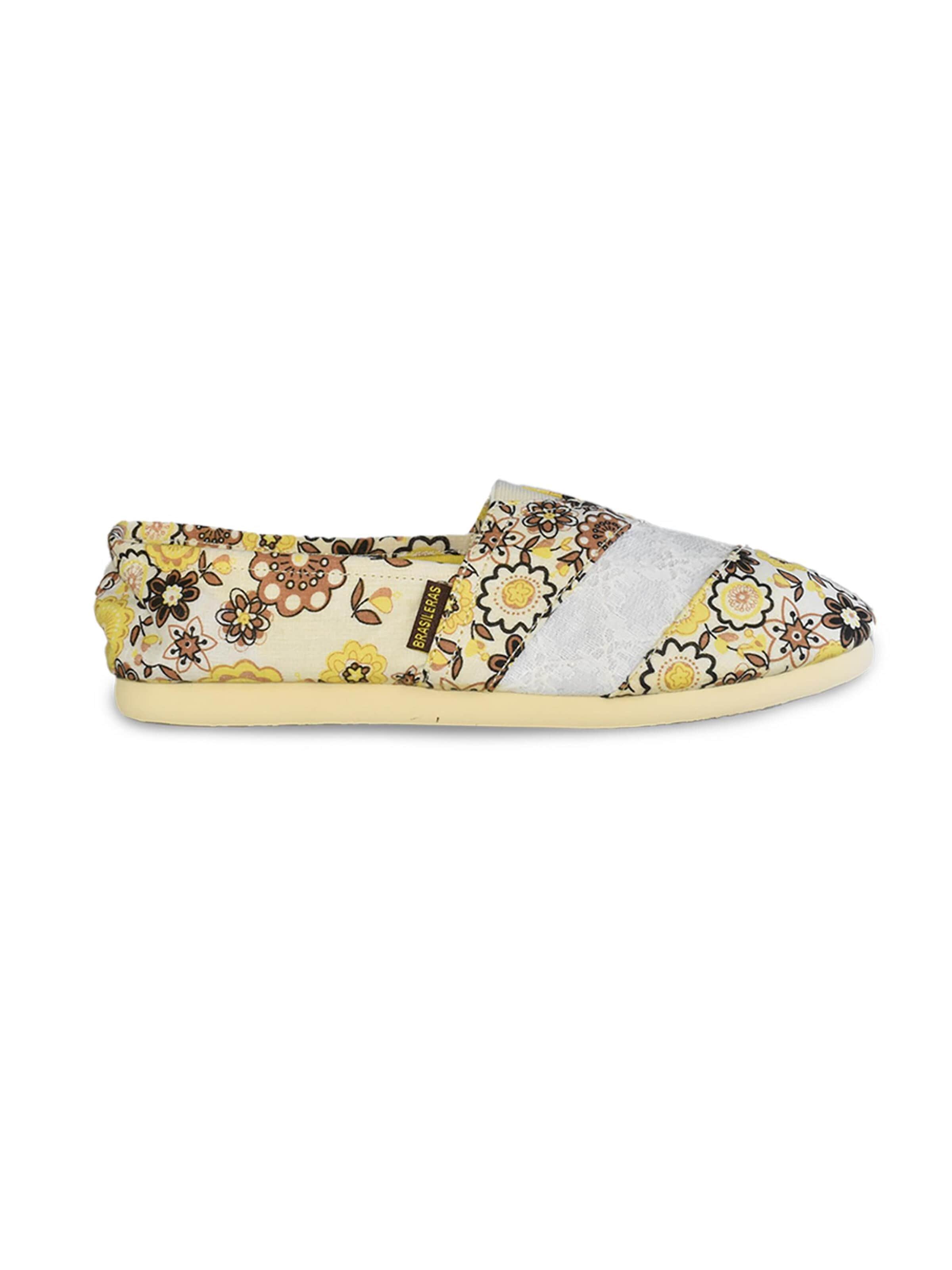 Espargatas - Sapato Slip-on 'Banda' em amarelo