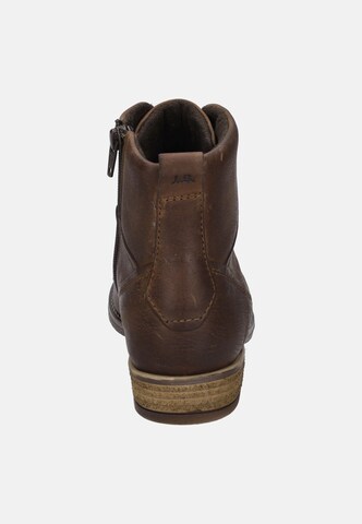 JOSEF SEIBEL Lace-up bootie 'Sienna' in Brown