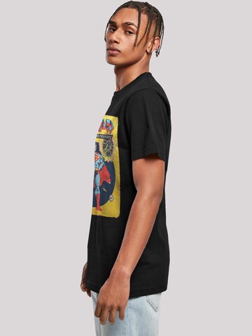 F4NT4STIC Shirt 'Superman International Cover -BLK' in Black