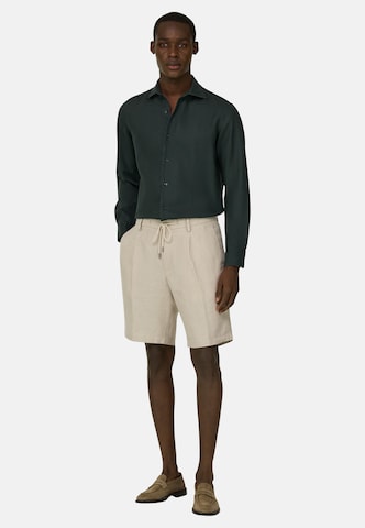 Regular Pantalon à pince Boggi Milano en beige