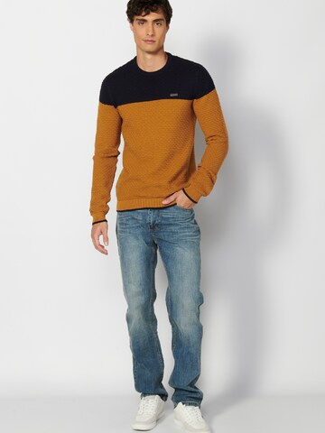 KOROSHI Sweter w kolorze pomarańczowy