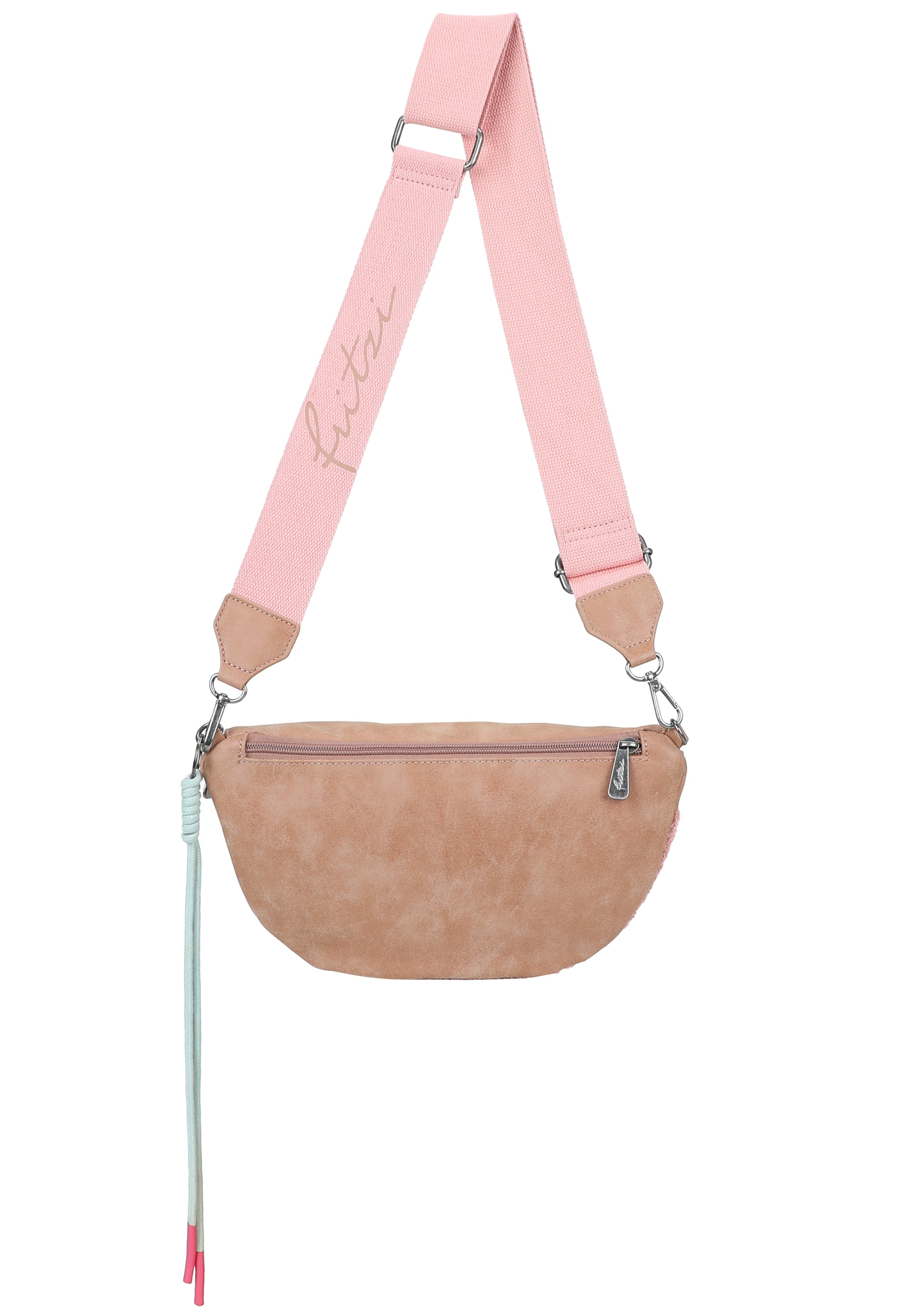 Sac à bandoulière 'Medium Limited Happy Flocked Jive' Fritzi aus Preußen en beige