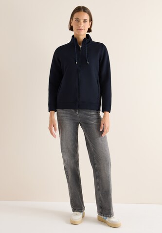 CECIL Zip-Up Hoodie in Blue