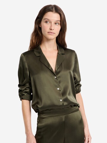 ETAM Slaapshirt 'Pearly' in Groen: voorkant