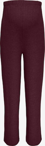 Only Maternity Wide Leg Hose 'OLMLola' in Rot: Vorderseite