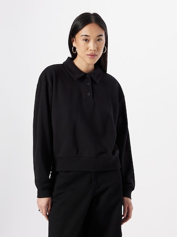 Monki - Sweatshirt em preto: frente