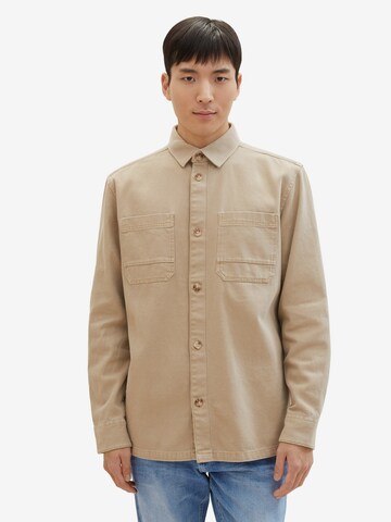 TOM TAILOR Tussenjas in Beige: voorkant