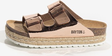 Bayton Pantoletter 'Olympe' i pink: forside