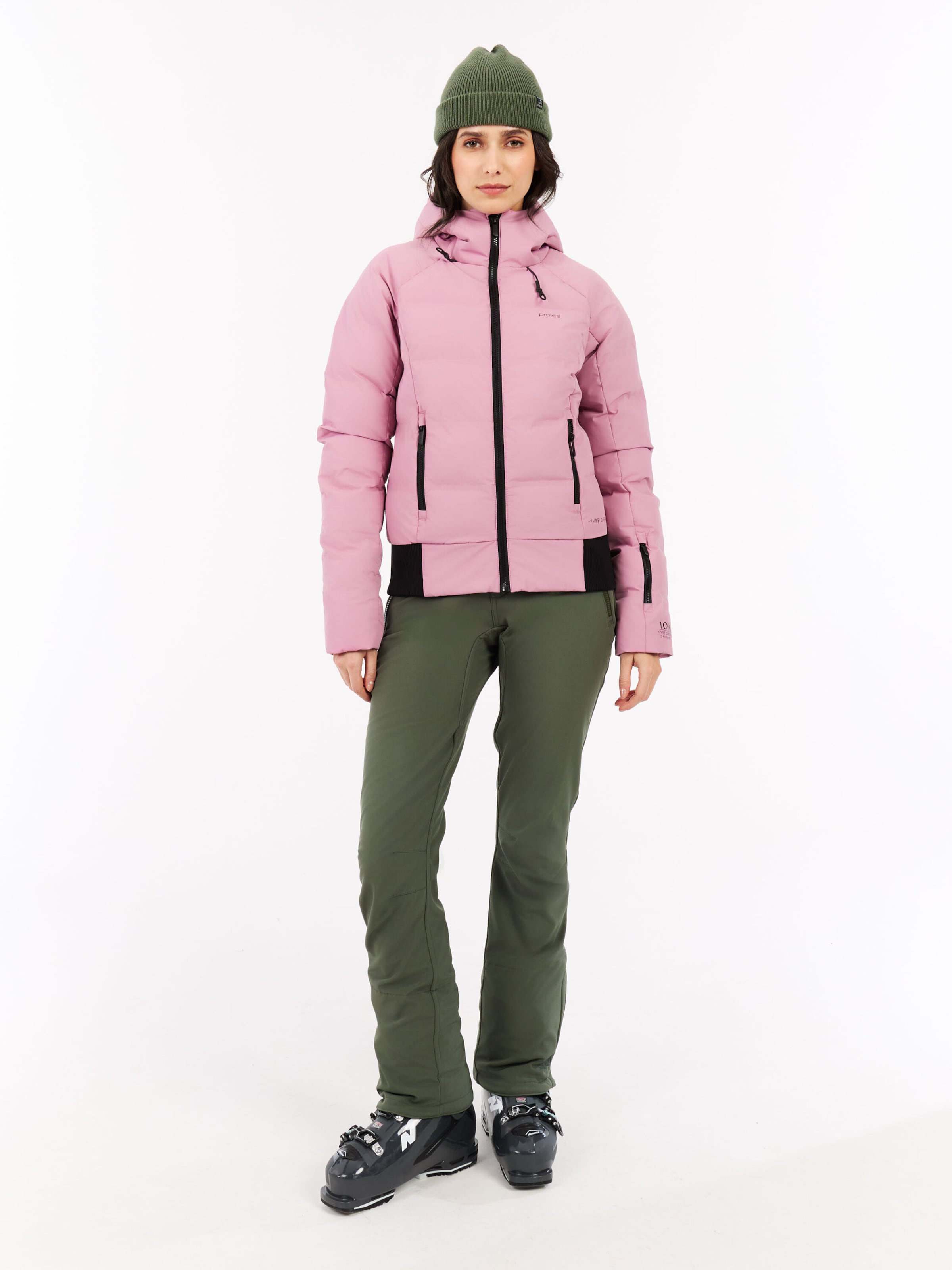 PROTEST Athletic Jacket 'PRTALYSUMI' in Pink