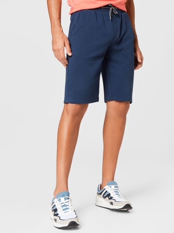 BLEND Slimfit Shorts in Blau: predná strana