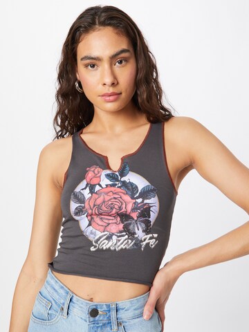 Nasty Gal Top - fekete: elől